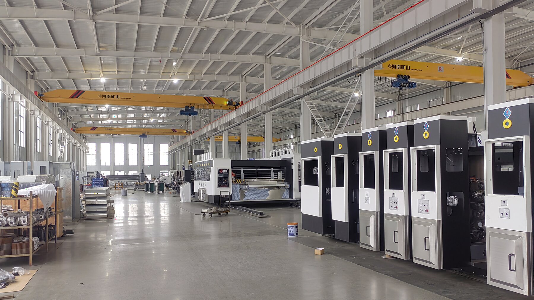Jiajie workshop and flexo carton production machines