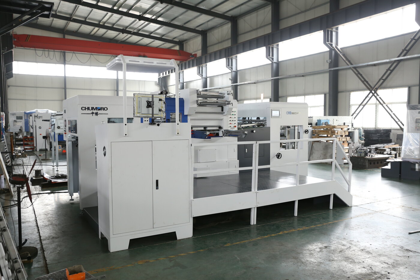 Zhongbo 1080CEF foil stamping machine reference photo